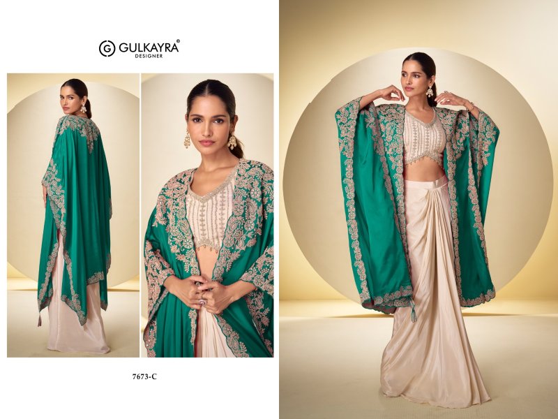 Andaz By Gulkayra Real Chinon Embroidery Readymade Suits